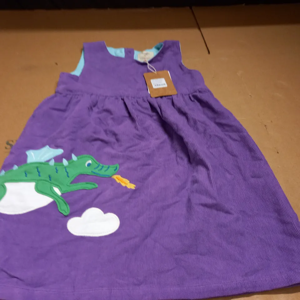 FRUGL LILY CORD DRESS IN THISTLE DRAGON - 4-5 YEARS