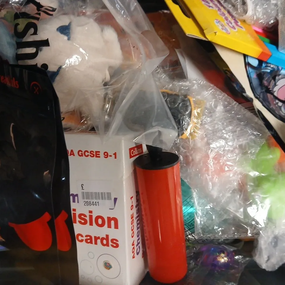 APPROXIMATELY 12 ASSORTED TOYS AND GAMES TO INCLUDE PLAYING CARDS, ETC