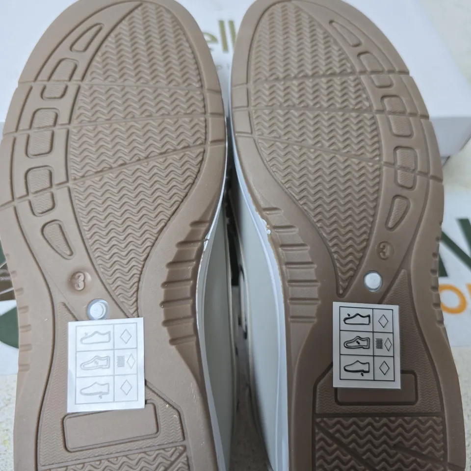BOXED DR KELLER LADIES COMFORT CASUAL SHOES, GREY - SIZE 3 