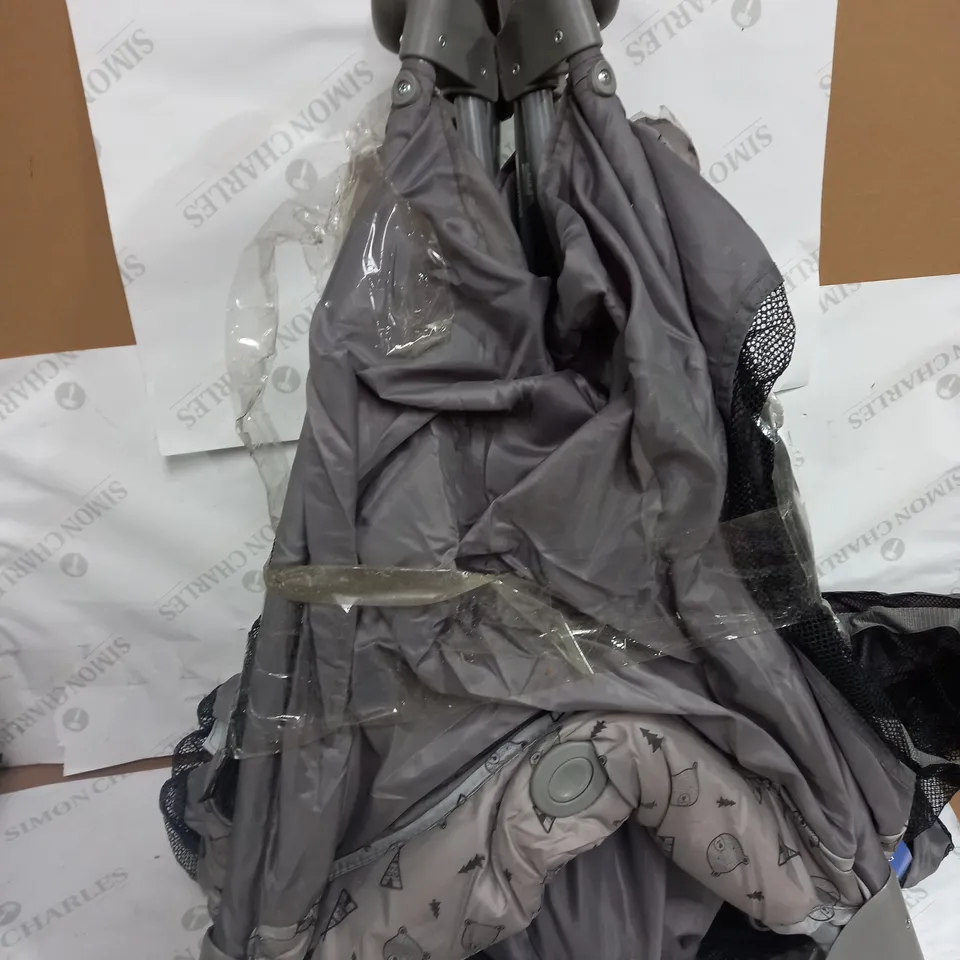 HAUCK NORDIC GREY TRAVEL COT  RRP £80