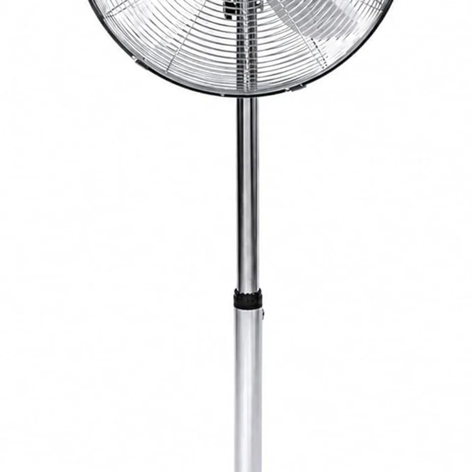 OYPLA ELECTRICAL 16" INCH 40CM CHROME METAL PEDESTAL 3 SPEED STAND FAN COOLING