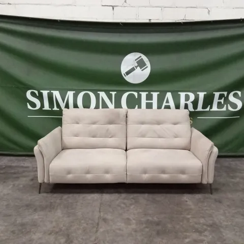 QUALITY DESIGNER ITALIAN MADE BOLZANO 3 SEATER ELECTRIC RECLINER LEATHER SOFA 