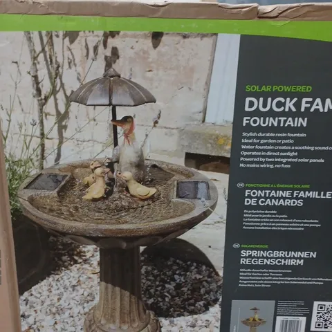 DUCK FAMILY SOLAR ON DEMAND WATER FEATURE