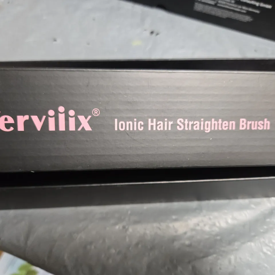 TERVIIIX IONIC HAIR STRAIGHTEN BRUSH – MODEL 705H