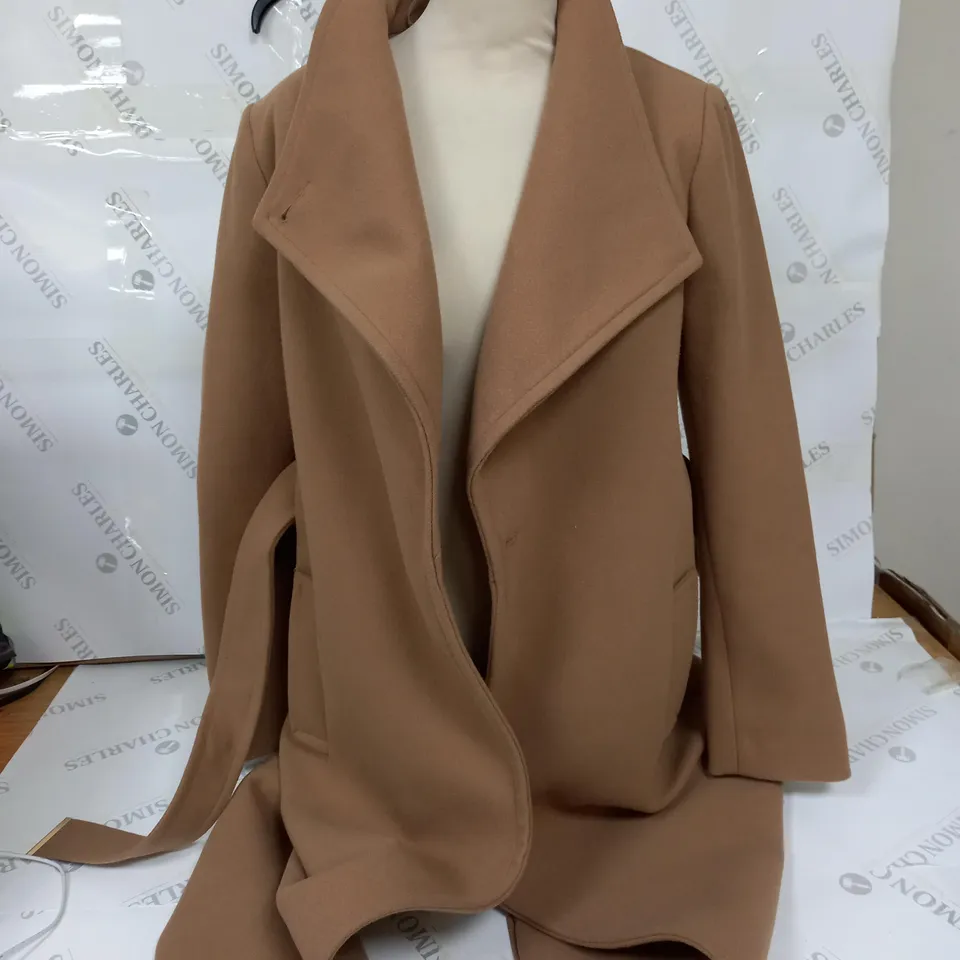 DOROTHY PERKINS FAUX FUR BLAZER IN BROWN - UK 6