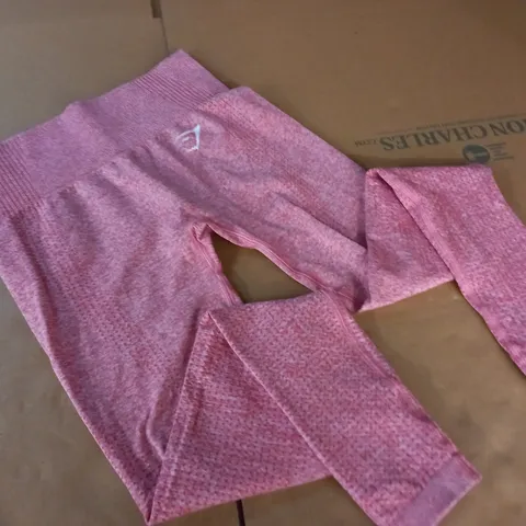 GYMSHARK DUSTY PINK LEGGINGS - XS