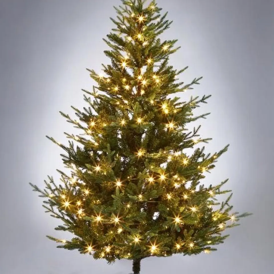 BOXED HELSINKI PRE LIT UPSWEPT TREE 7FT - COLLECTION ONLY  RRP £199.99