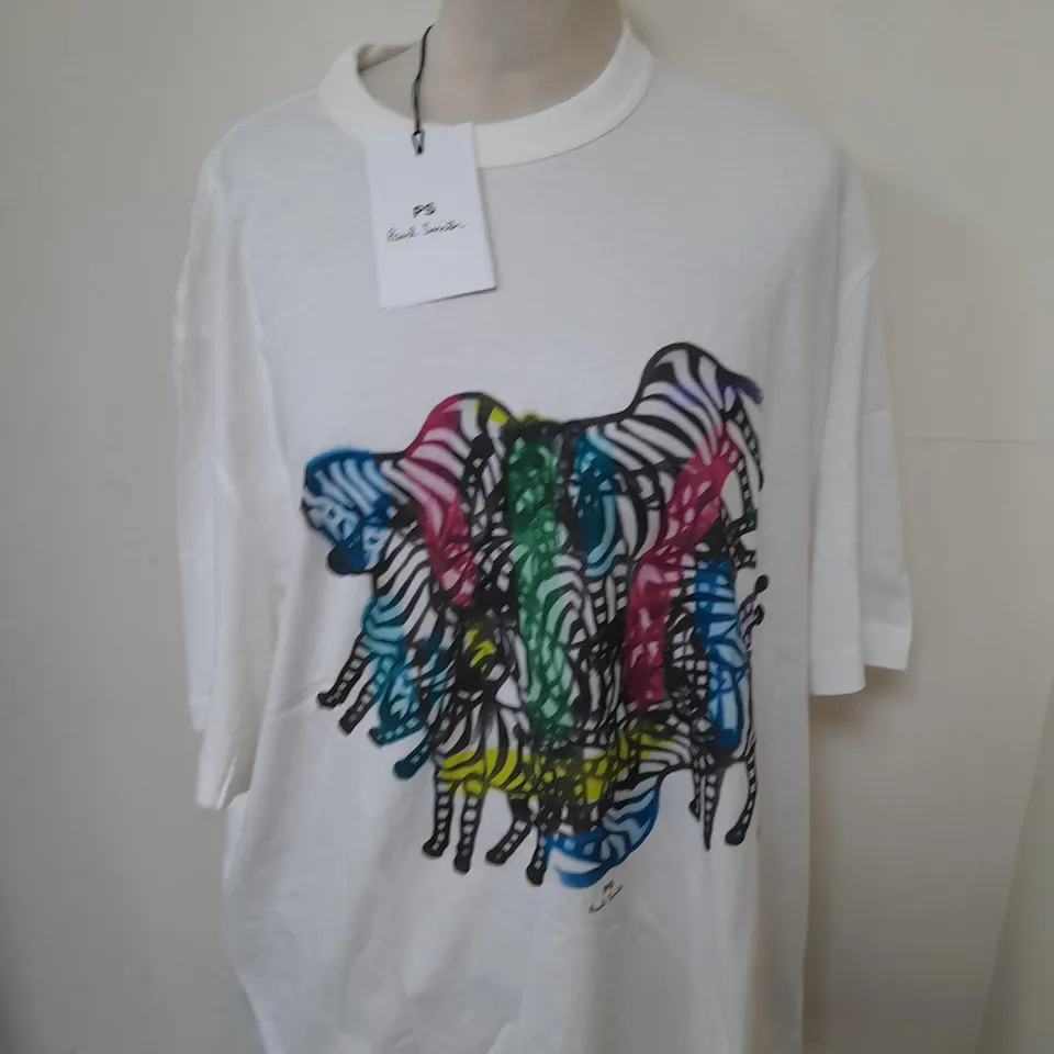 PAUL SMITH SS KALEIDOSCOPE T-SHIRT SIZE XXL