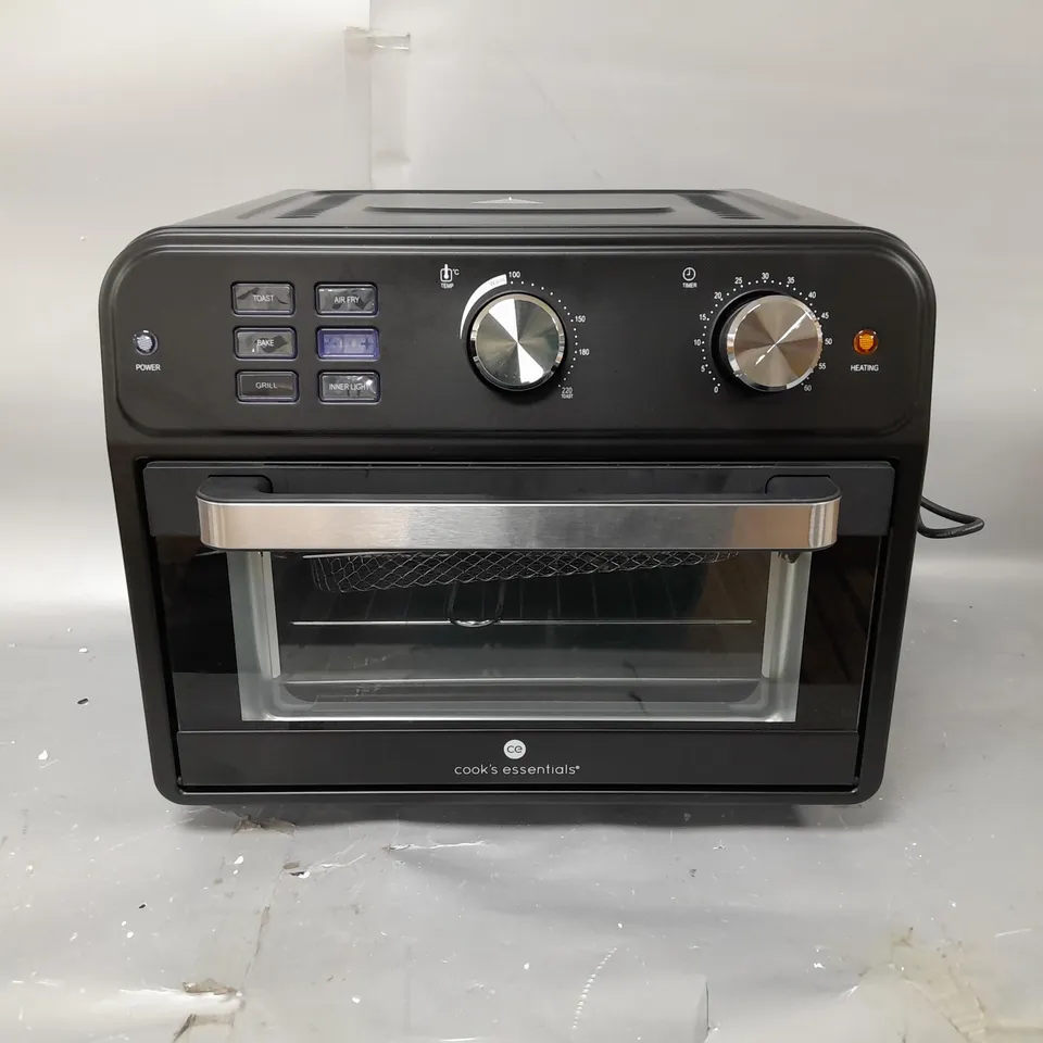 BOXED COOK'S ESSENTIAL 21-LITRE AIRFRYER OVEN IN BLACK