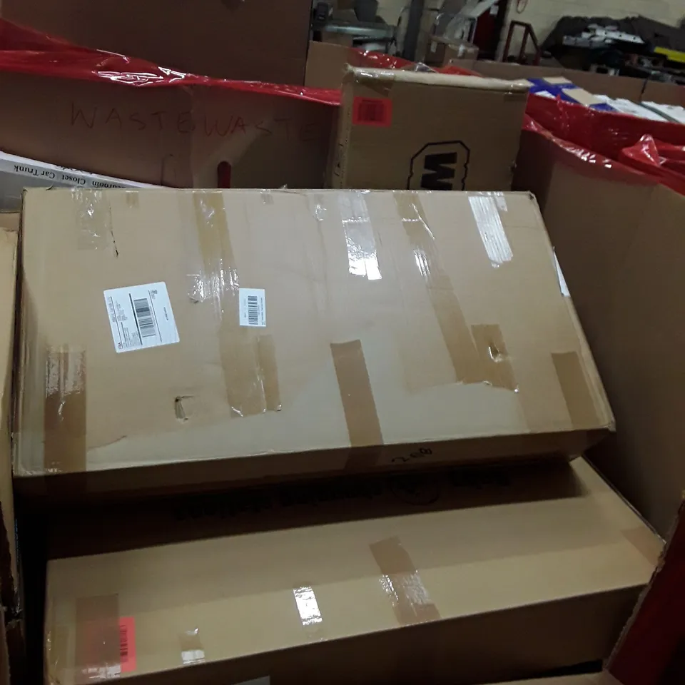 PALLET OF ASSORTED HOUSEHOLD GOODS AND PRODUCT TO INCLUDE; VIEWEDGE GAMING MONITOR 1080P FULL HD, CABRIOFIX I-SIZE BASE, YEELIGHT RBG SMART CEILING LIGHT ETC