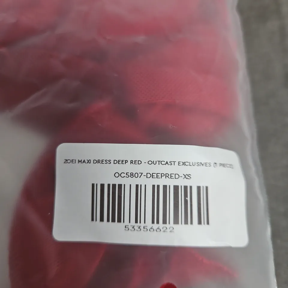 OUTCAST EXCLUSIVES DEEP RED DRESS – XS 