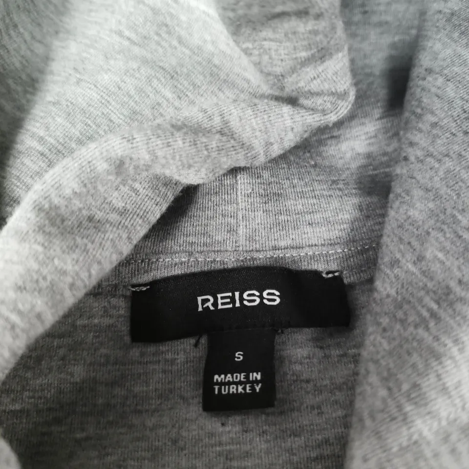 REISS HOODIE – GREY, MEN'S UK SIZE S