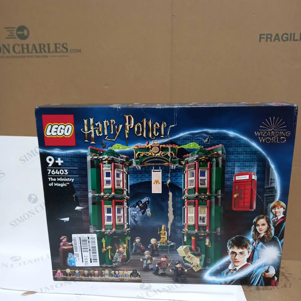 BOXED LEGO HARRY POTTER MINISTRY OF MAGIC (76403 SET) RRP £90