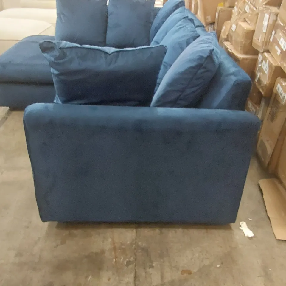 QUALITY DESIGNER 4 SEATER VELVET CORNER SECTIONAL SOFA