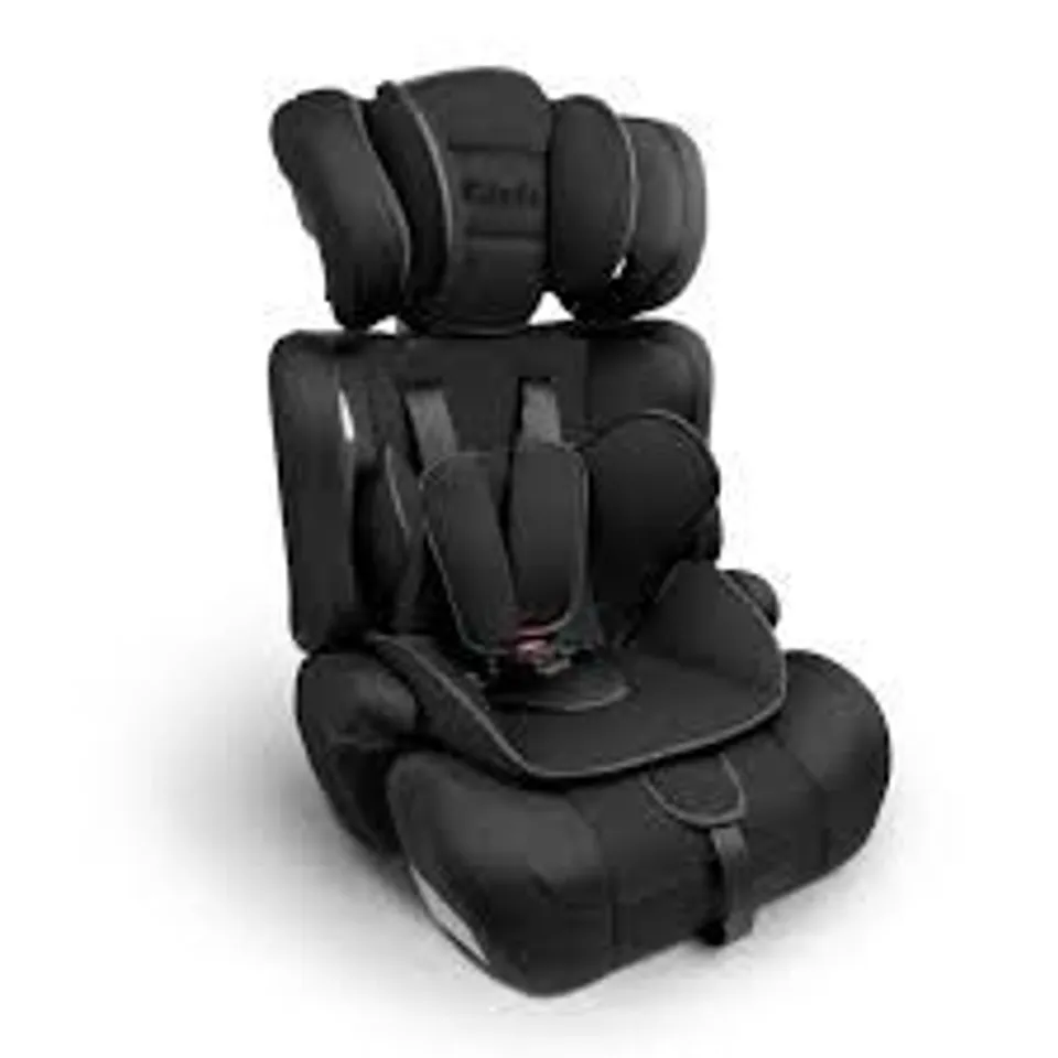 BOXED KIDOOLA CHILDREN'S CAR SEAT - BLACK (1 BOX)