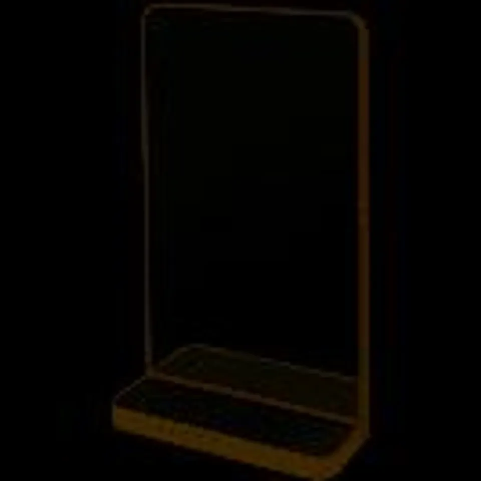 BRAND NEW BOXED K BY KELLY HOPPEN RECTANGULAR WALL MIRROR WITH SHELF