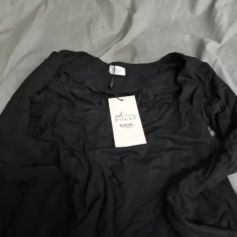 OH POLLY BLACK LONG-SLEEVE GARMENT – XXL