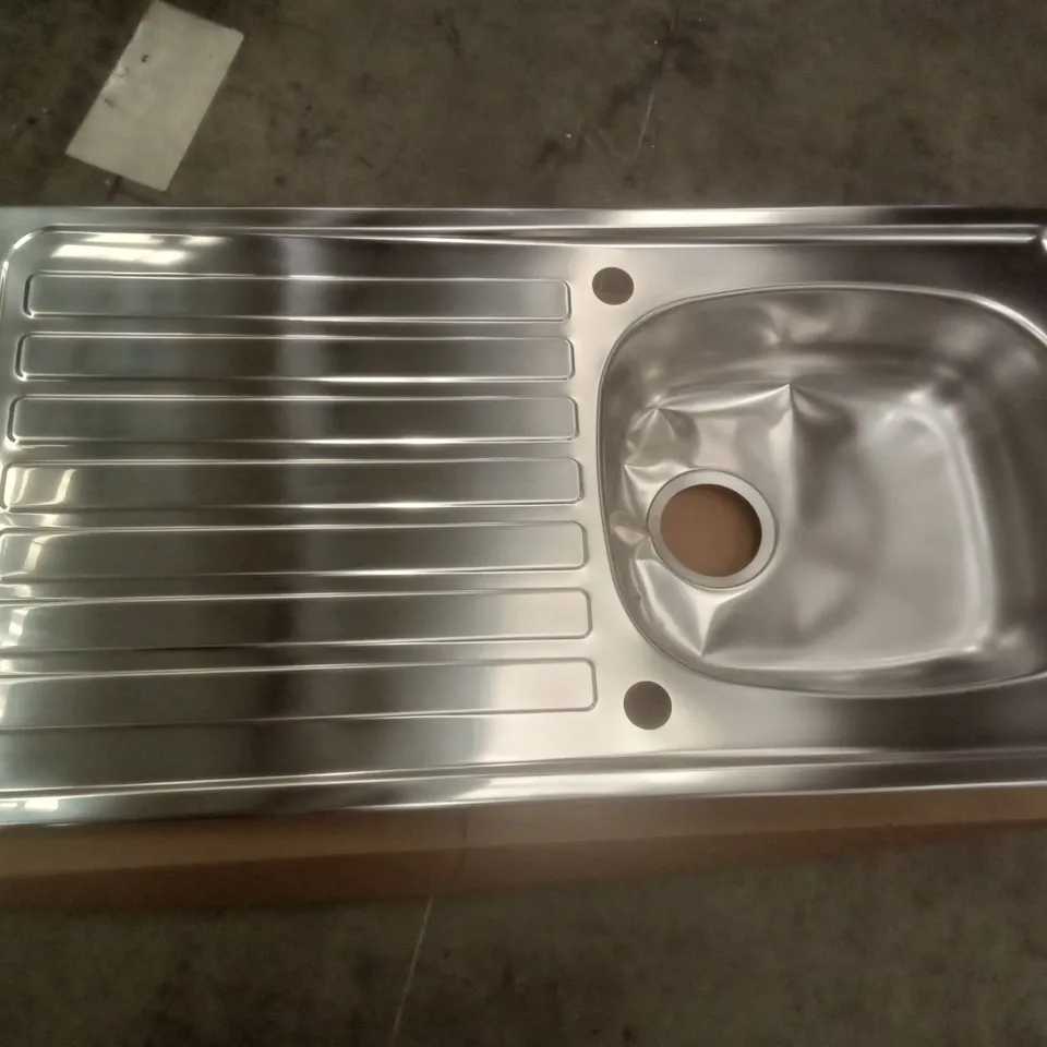 BOXED REVERSIBLE SINK BOWL & DRAINER 