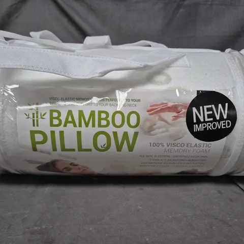 BAMBOO PILLOW - 100% VISCOELASTIC MEMORY FOAM