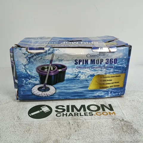 OPEN CIRCLE SPIN MOP 360 CLEANING SYSTEM