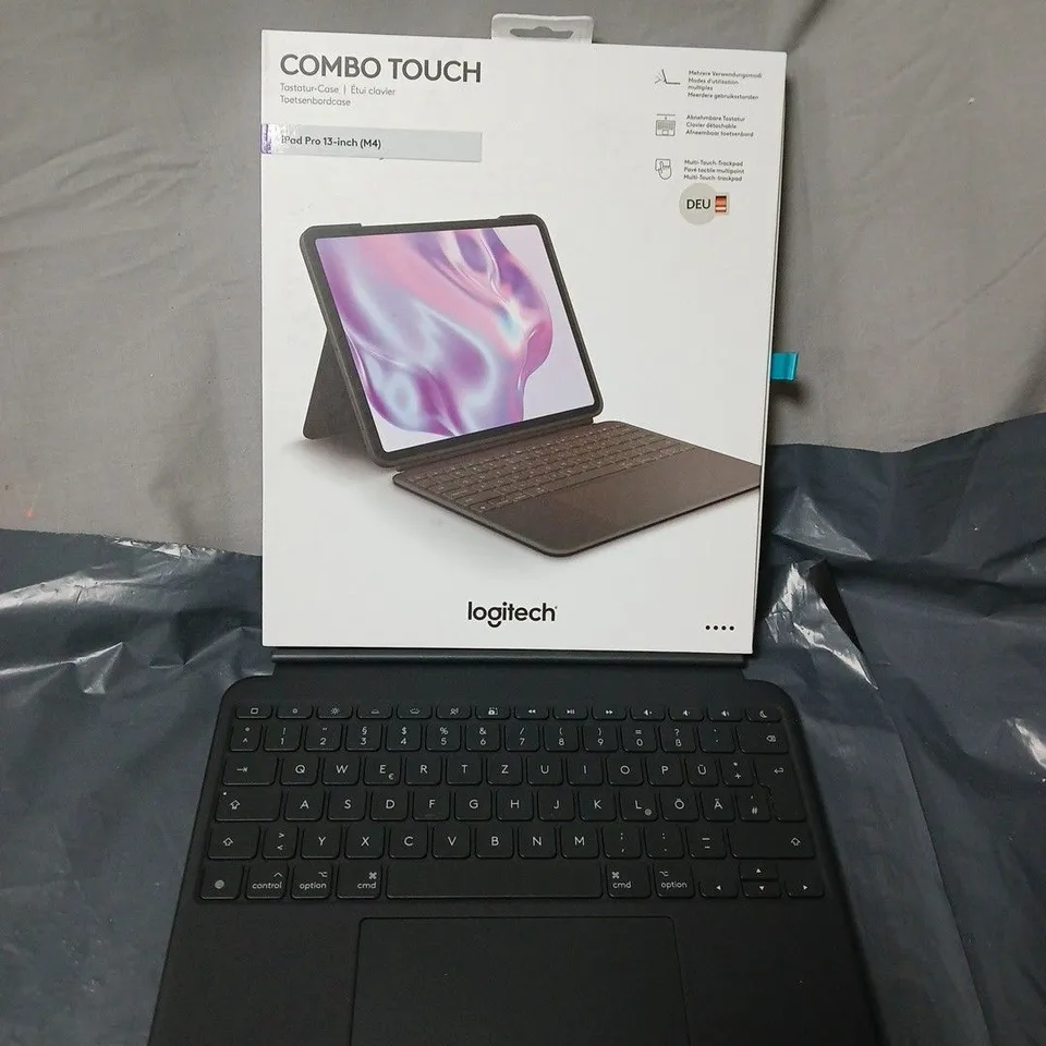 LOGITECH COMBO TOUCH KEYBOARD CASE FOR IPAD PRO 13-INCH (M4) – BOXED