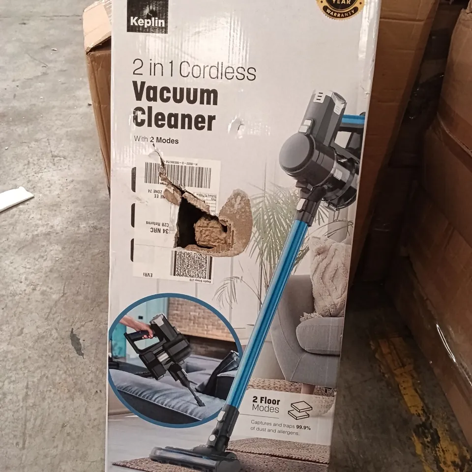 BOXED KEPLIN 2-IN-1 CORDLESS VACUUM CLEANER