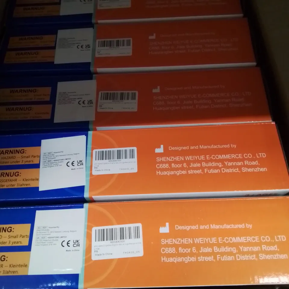 A BOX OF 5 BOXED ELECTRONIC MOVING SHOOTING TARGETS