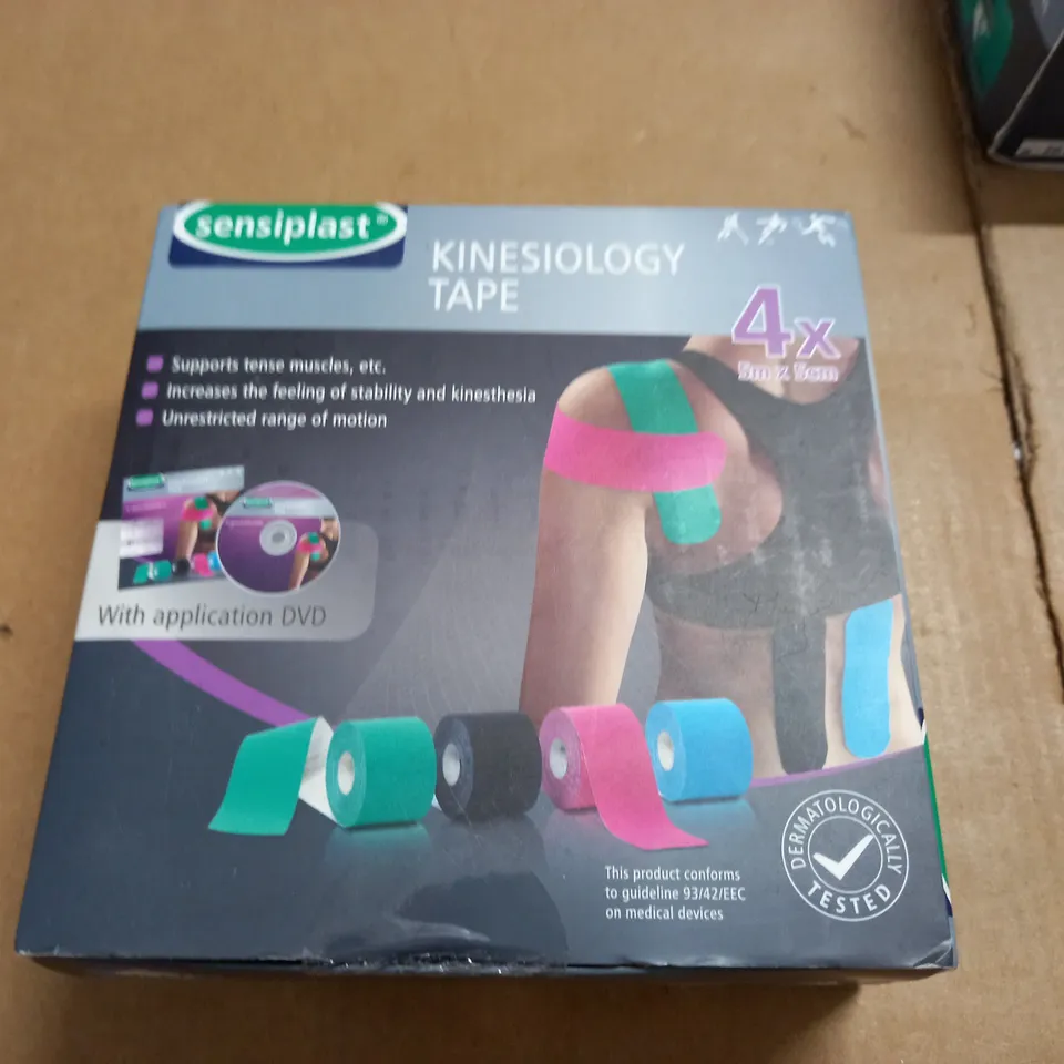 LOT OF 3 SENSIPLAST KINESIOLOGY TAPE PACKS - 4 X 5MX5CM EACH PACK