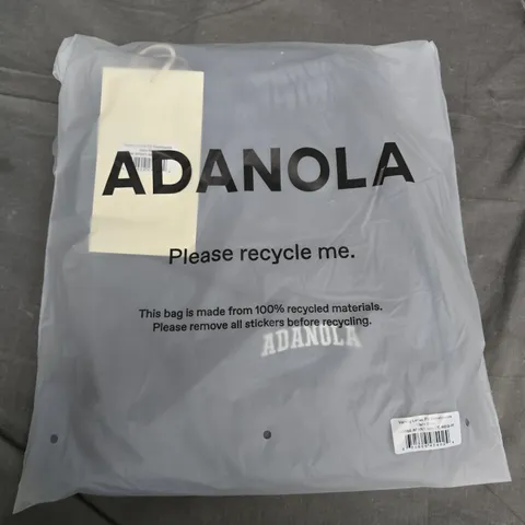 BAGGED ADANOLA VARSITY LOOSE FIT SWEATPANTS – SLATE BLUE, UK M