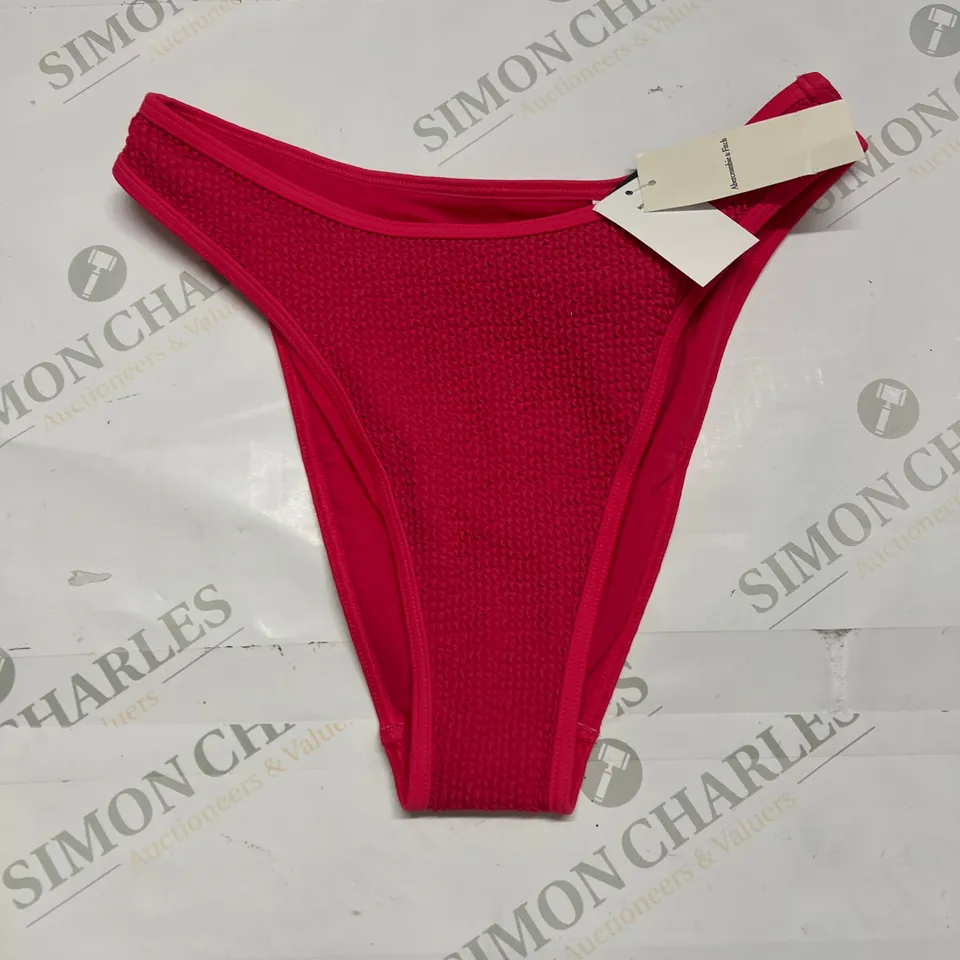 ABERCROMBIE&FITCH BIKINI BOTTOMS IN HOT PINK SIZE XS