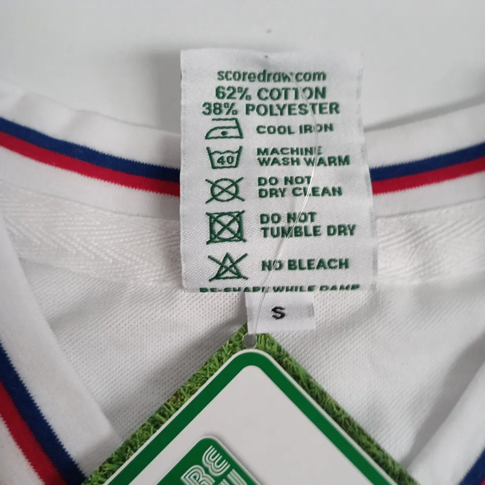 SCORE DRAW OFFICIAL RETRO ENGLAND FOOTBALL SHIRT – UK SIZE S