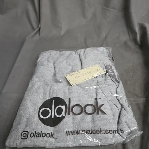 BOX OF APPROXIMATELY 25 ASSORTED CLOTHING ITEMS INCLUDING OLALOOK TOP , ORGANIC T SHIRT AND WESTACE TROUSERS