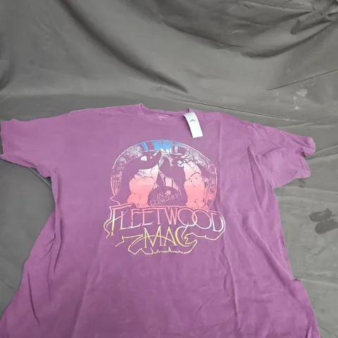 URBAN OUTFITTERS FLEETWOOD MAC T-SHIRT IN PURPLE - LARGE