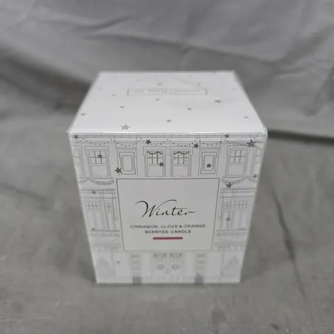 THE WHITE COMPANY WINTER CINNAMON, CLOVE & ORANGE SCENTED CANDLE – BOXED