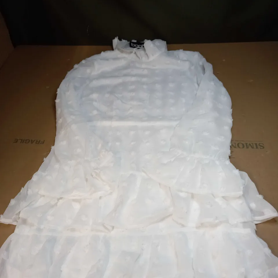 PLUS POLKA DOT RUFFLE TIERED MIDI DRESS SIZE 18