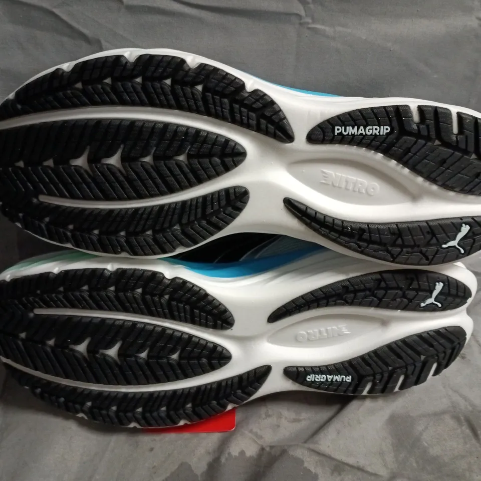 PUMA VELOCITY NITRO 4 SEA GLASS/BLUE RUNNING SHOES – UK 10.5 (EU 45)