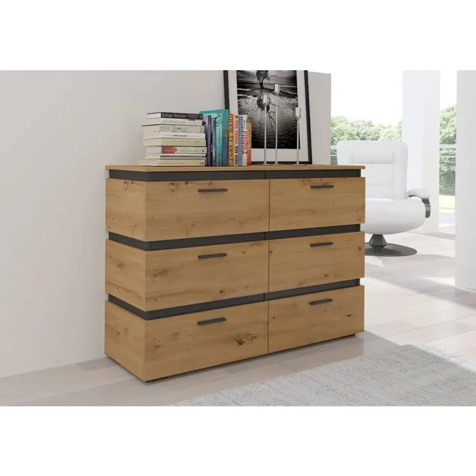 BOXED MERIBELLE 120CM SIDEBOARD (2 BOXES)