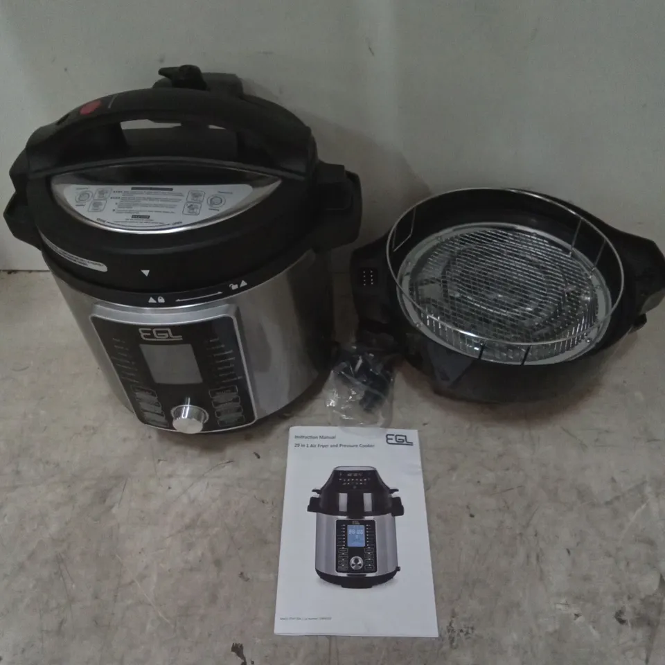 BOXED EGL 29 IN 1 AIR FRYER AND PRESSURE COOKER
