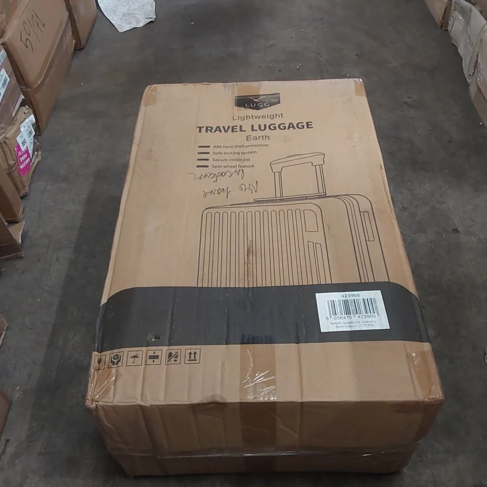 BOXED LUGG LIGHTWEIGHT TRAVEL SUITCASE 