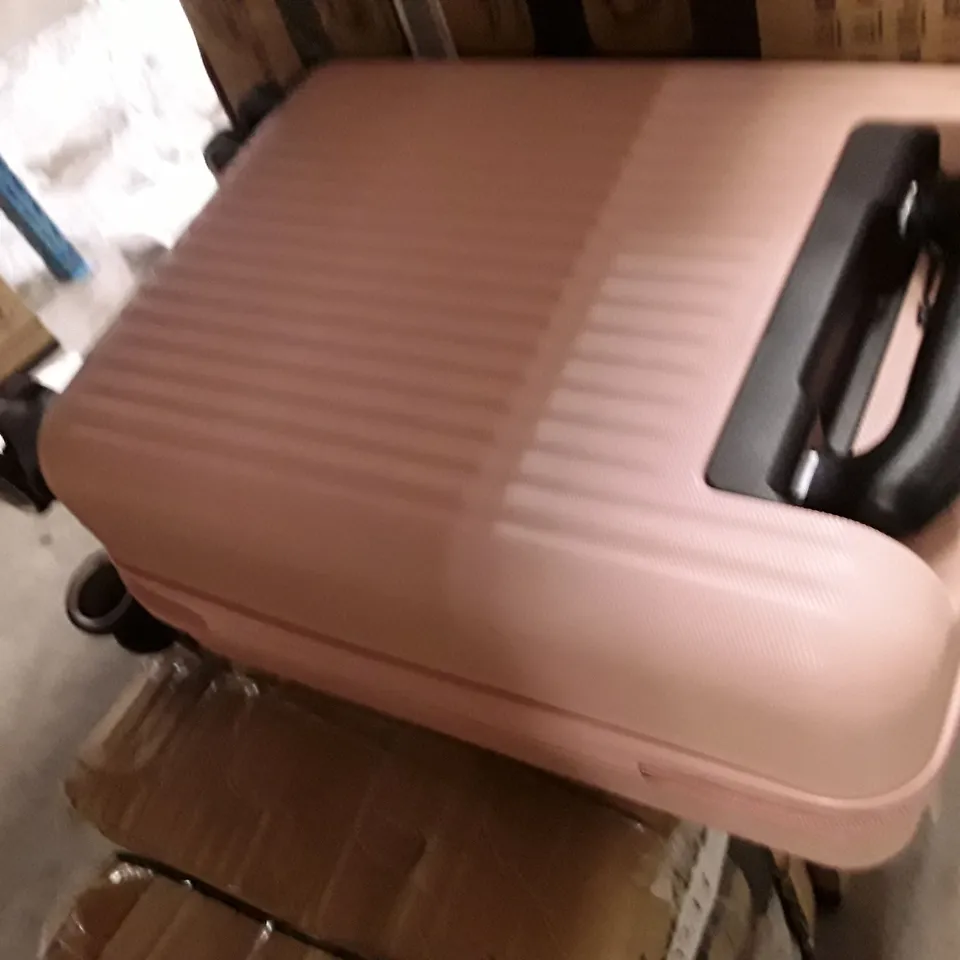 UNBOXED KEPLIN LUGG SMALL SIZE TRAVEL LUGGAGE WITH WHEELS PINK COLOUR 