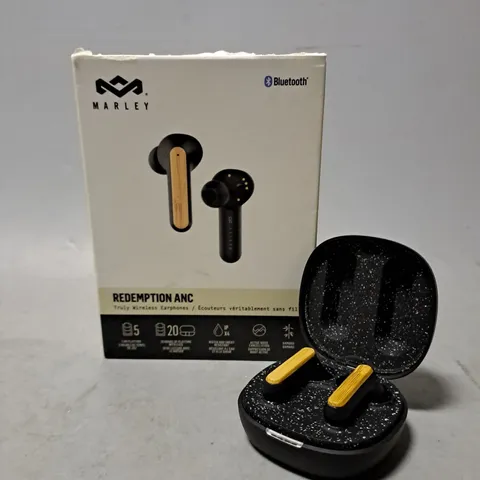 BOXED MARLEY REDEMPTION ANC WIRELESS EARBUDS 