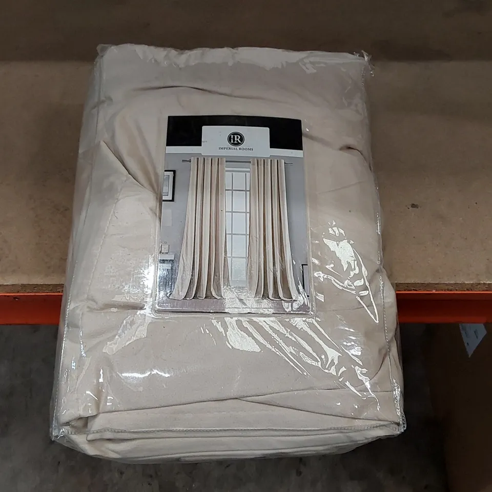 BAGGED STOCKHOLM HEAVY CRUSHED VELVET EYELET SHEER CURTAINS - PAIR OF 2, 168 X 183CM (1 ITEM)