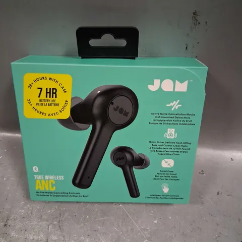 EIGHT PAIRS OF JAM TRUE WIRELESS ACTIVE NOISE CANCELLING EARBUDS