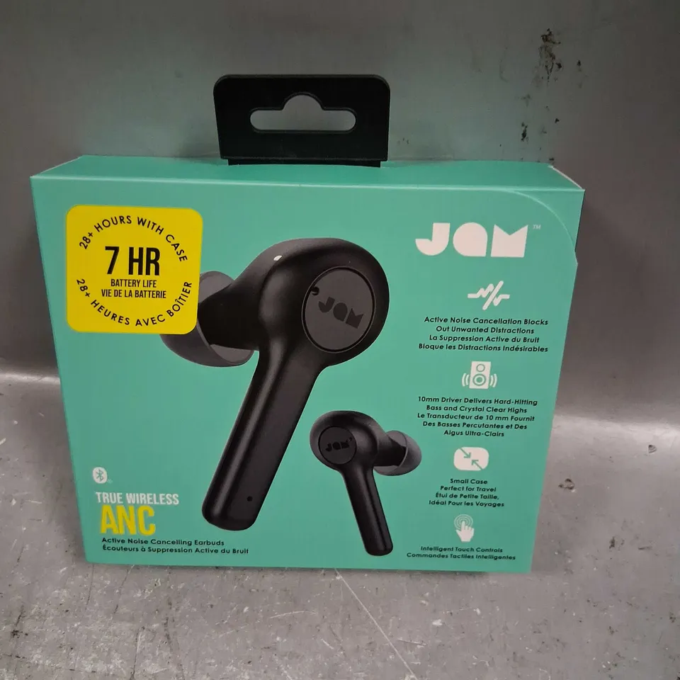 EIGHT PAIRS OF JAM TRUE WIRELESS ACTIVE NOISE CANCELLING EARBUDS