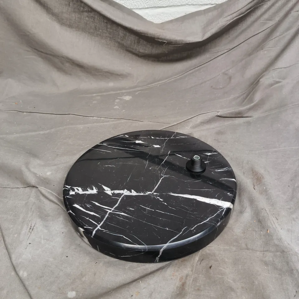M&S MARBLE BASE BLACK FOR FLOOR LAMP