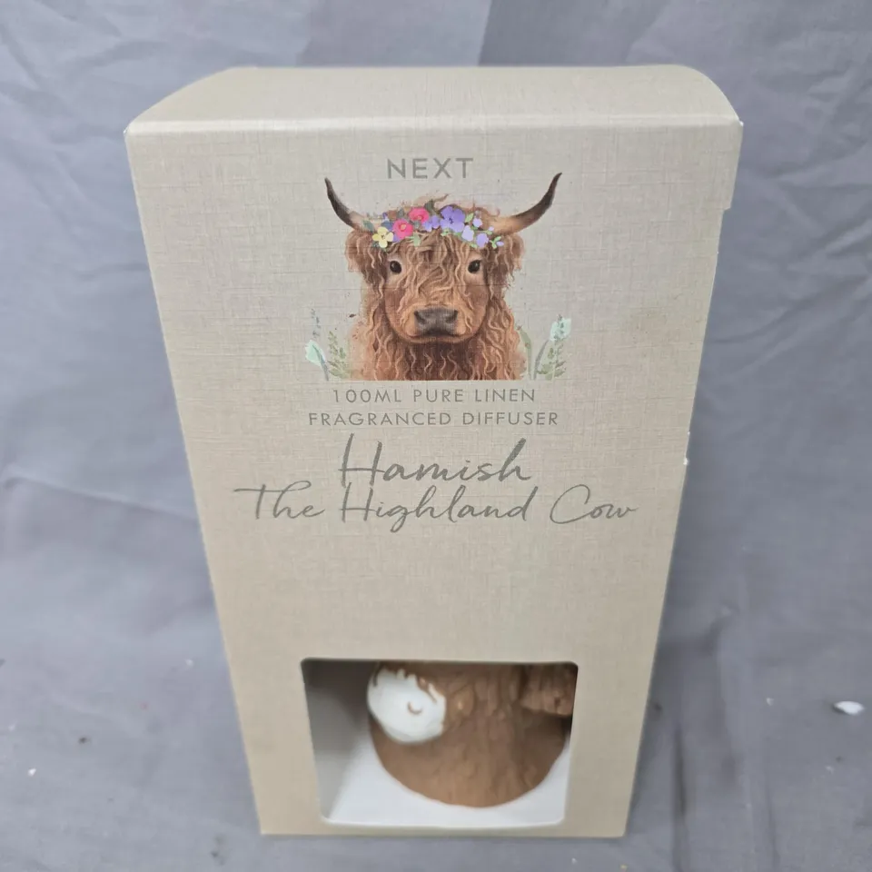 NEXT HAMISH THE HIGHLAND COW FRAGRANCED DIFFUSER 