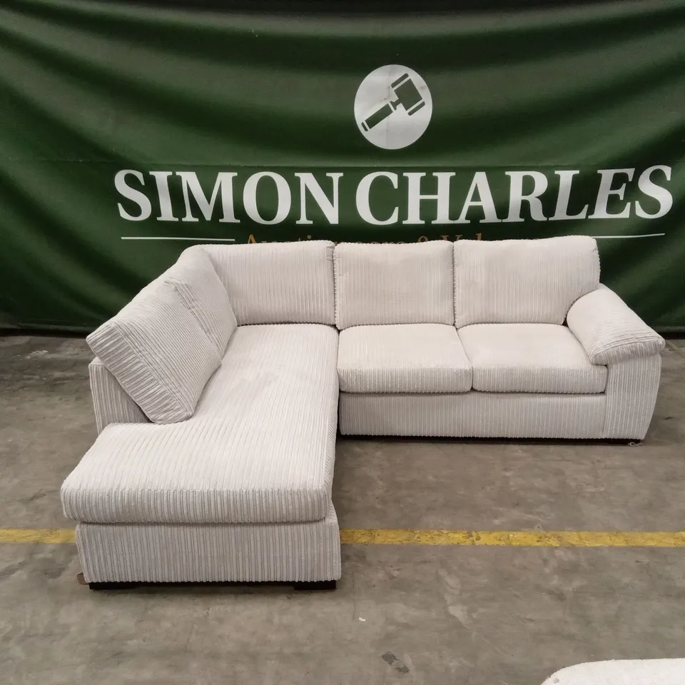 AMALFI STANDARD BACK FABRIC LEFT HAND CORNER CHAISE SOFA RRP £949