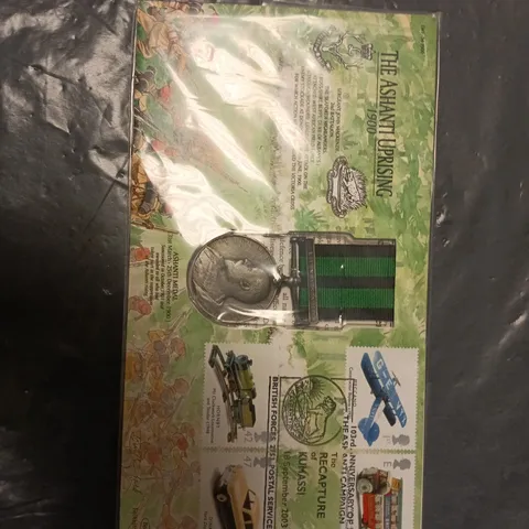 ASHANTI UPRISING 1900 COMMEMORATIVE MEDAL WITH RIBBON