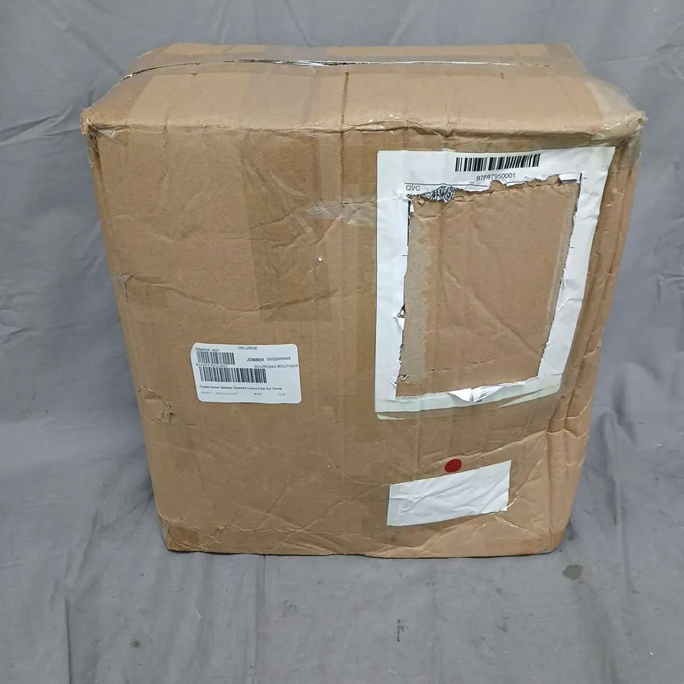 COZEE HOME GIFTABLE TEXTURED LUXURY FAUX FUR THROW IN BERRY