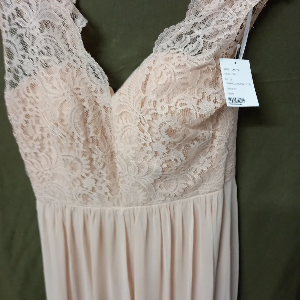 CAMO LACE OVERLAY OCCASIONAL DRESS - 12